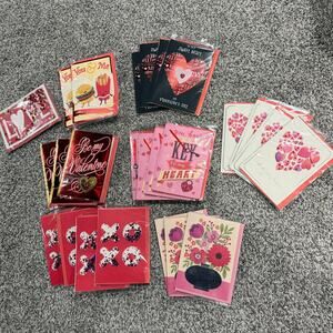 Lot of 25 Valentine's Day Cards, Envelopes VOILA Factory Sealed w/ Sticker Seals